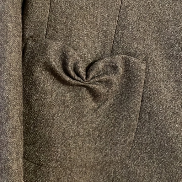 Talbots Tailored Gray Wool Blazer - Picture 5 of 5